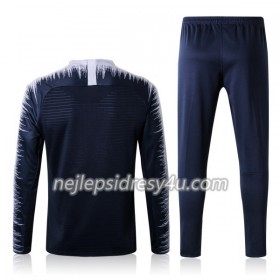 Francie Tréninkový Mikina Soupravy 2018 Modrá